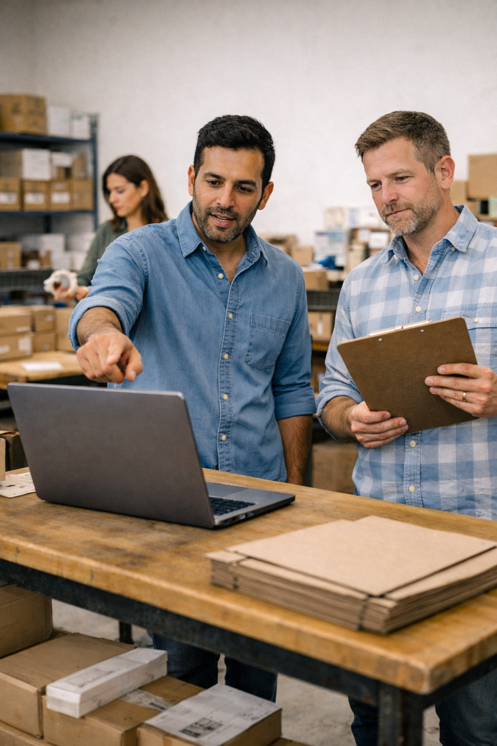 HVAC website displayed on mobile phone